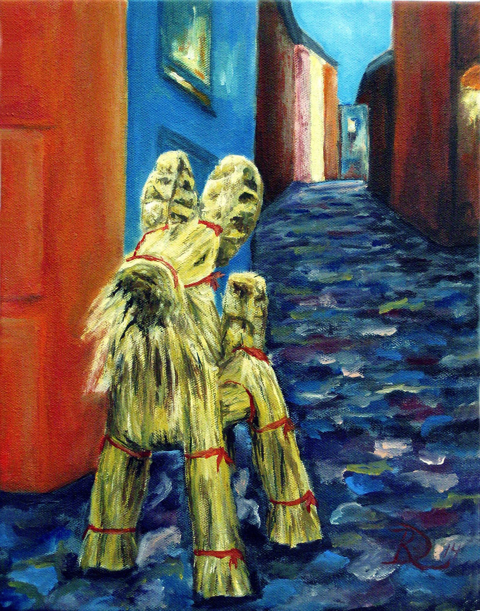 Sweden Straw Goat ~ 14 x 11