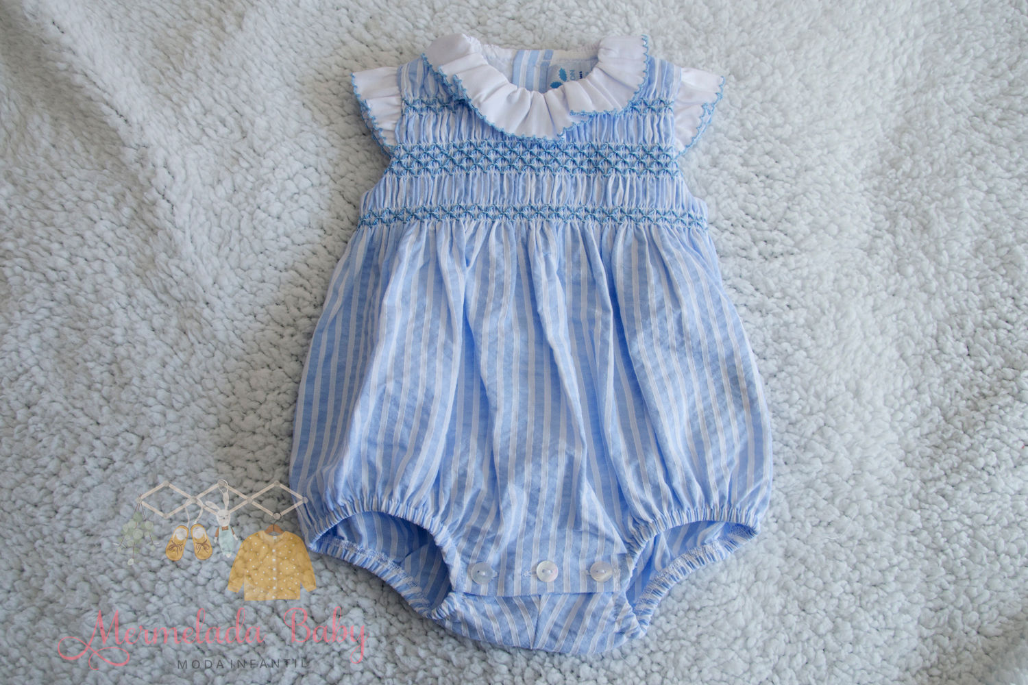 Ranita smock celeste