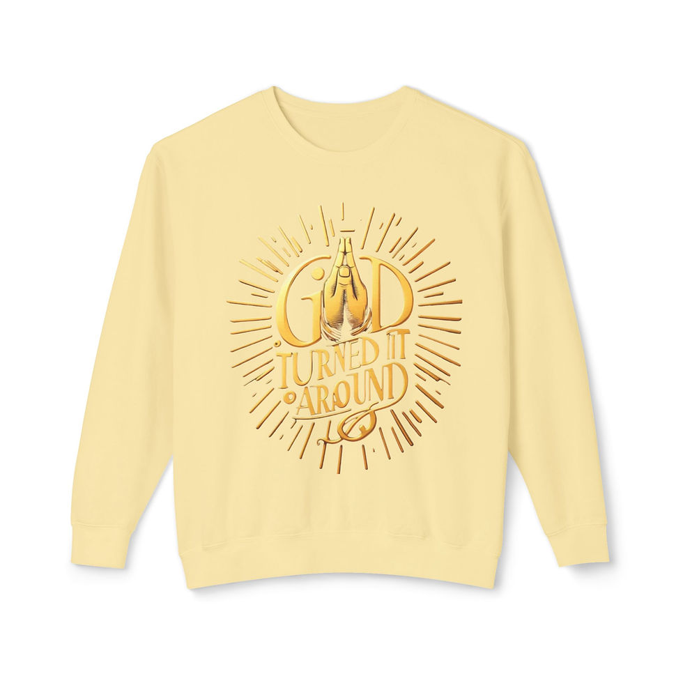 Thumbnail: God Turned It Around Crewneck Sweatshirt