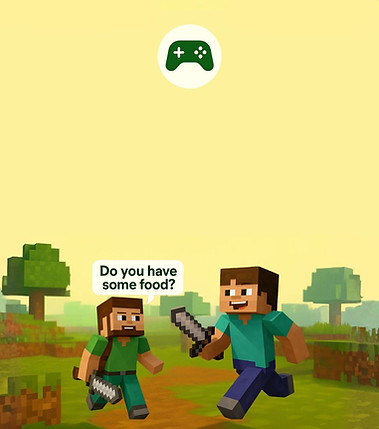 Niños aprendiendo inglés a través del juego Minecraft en una lección de Let's Play.
