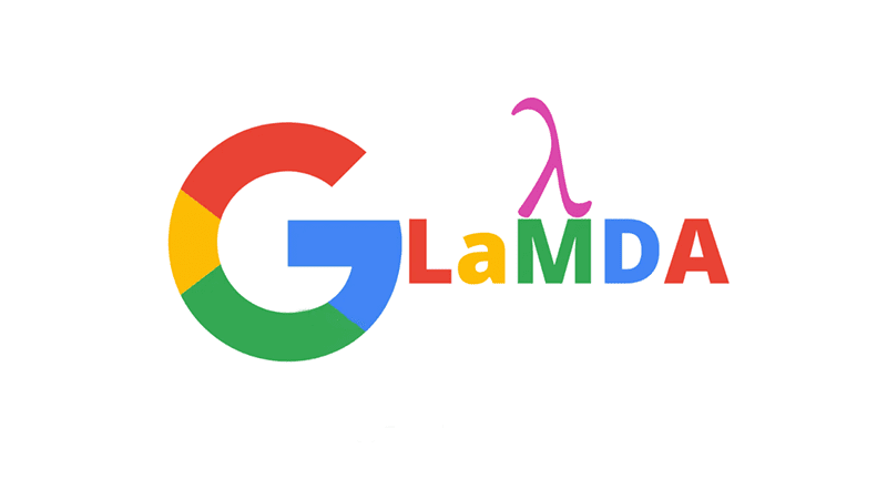 Logo de google lamda.