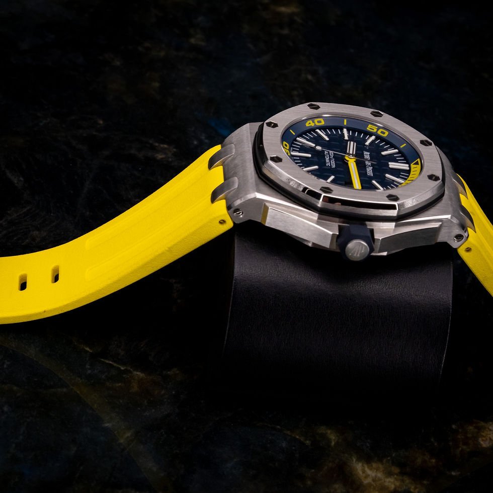 Thumbnail: Audemars Piguet Funky Color Blue Dial 15710ST.OO.A027CA.01