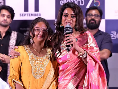 My gratitude to Udaya Bhanu garu for trusting me and my talent and for giving me this opportunity. — Fashion Designer Bhavana Polepalli