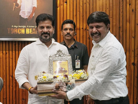 Maha Group Chairman Vamsi Krishna invites Telangana Chief Minister Revanth Reddy to Srinivasa Kalyanam Mahotsavam
