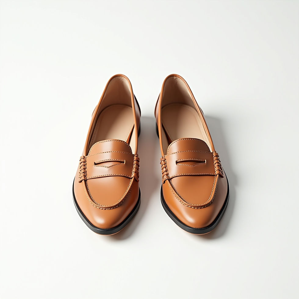 Leather Loafer Flats