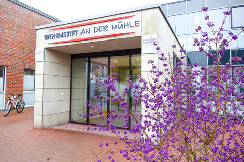 Eingang Diakonisches Wohnstift an der Mühle - Bad Bentheim