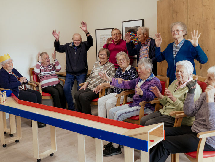 Mobile Kegelbahn Tagespflege am Schlosspark