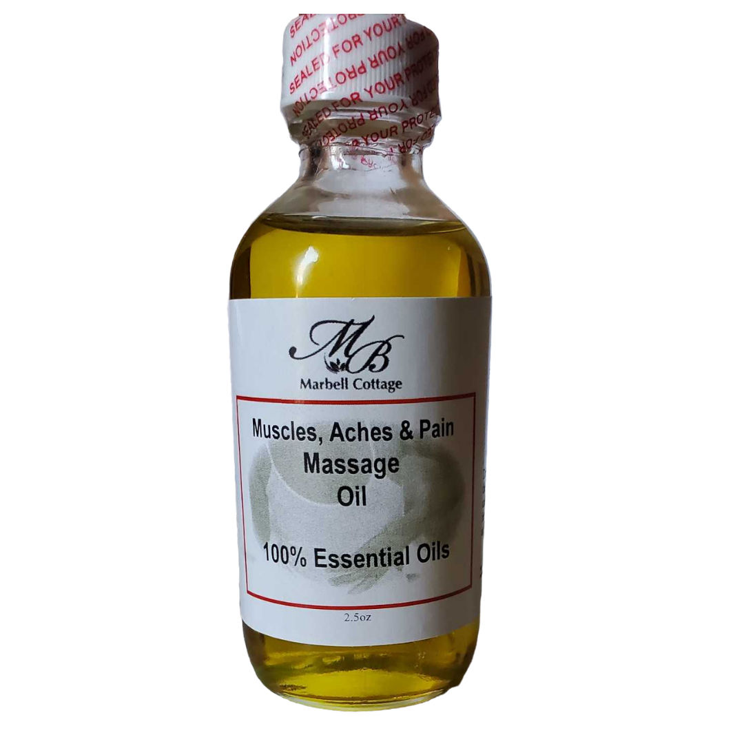 Muscle, Aches & Pain Massage Oil 2.5oz