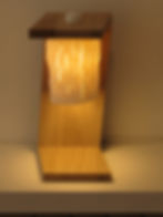 Lampe abat jour "coupé"