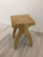 Tabouret Lucky en chêne huilé