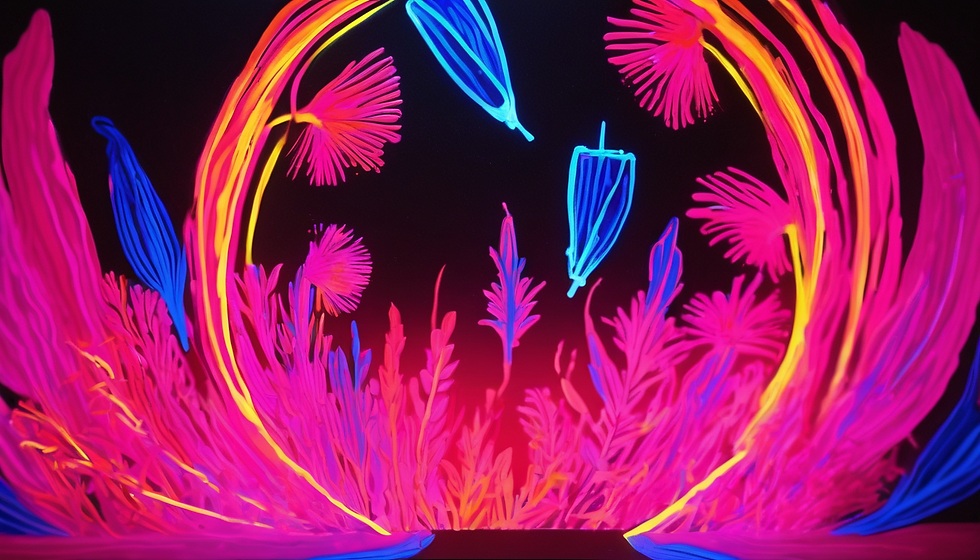 Glow in the Dark Art Night