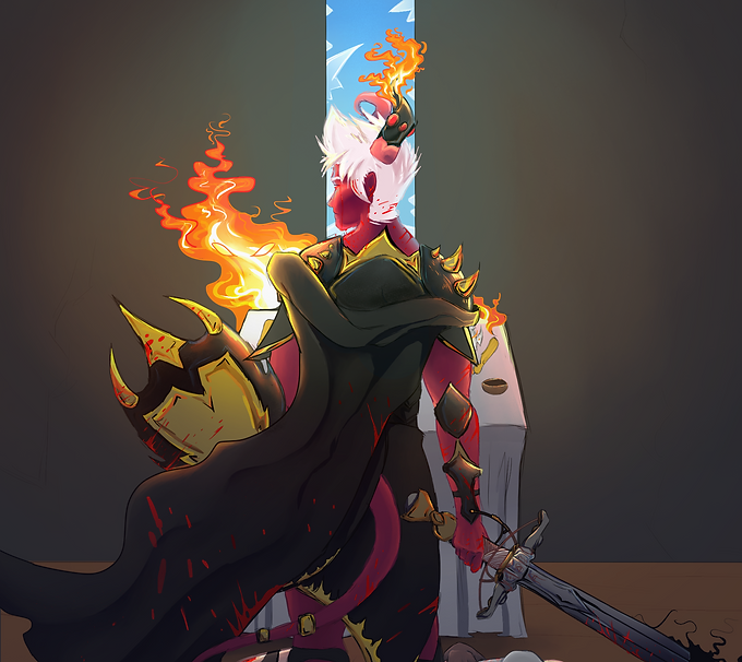 hantu killing Mao completed with blood.png