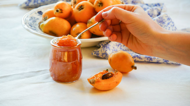 Loquat or medlar jam Джем из локвы (мушмулы)