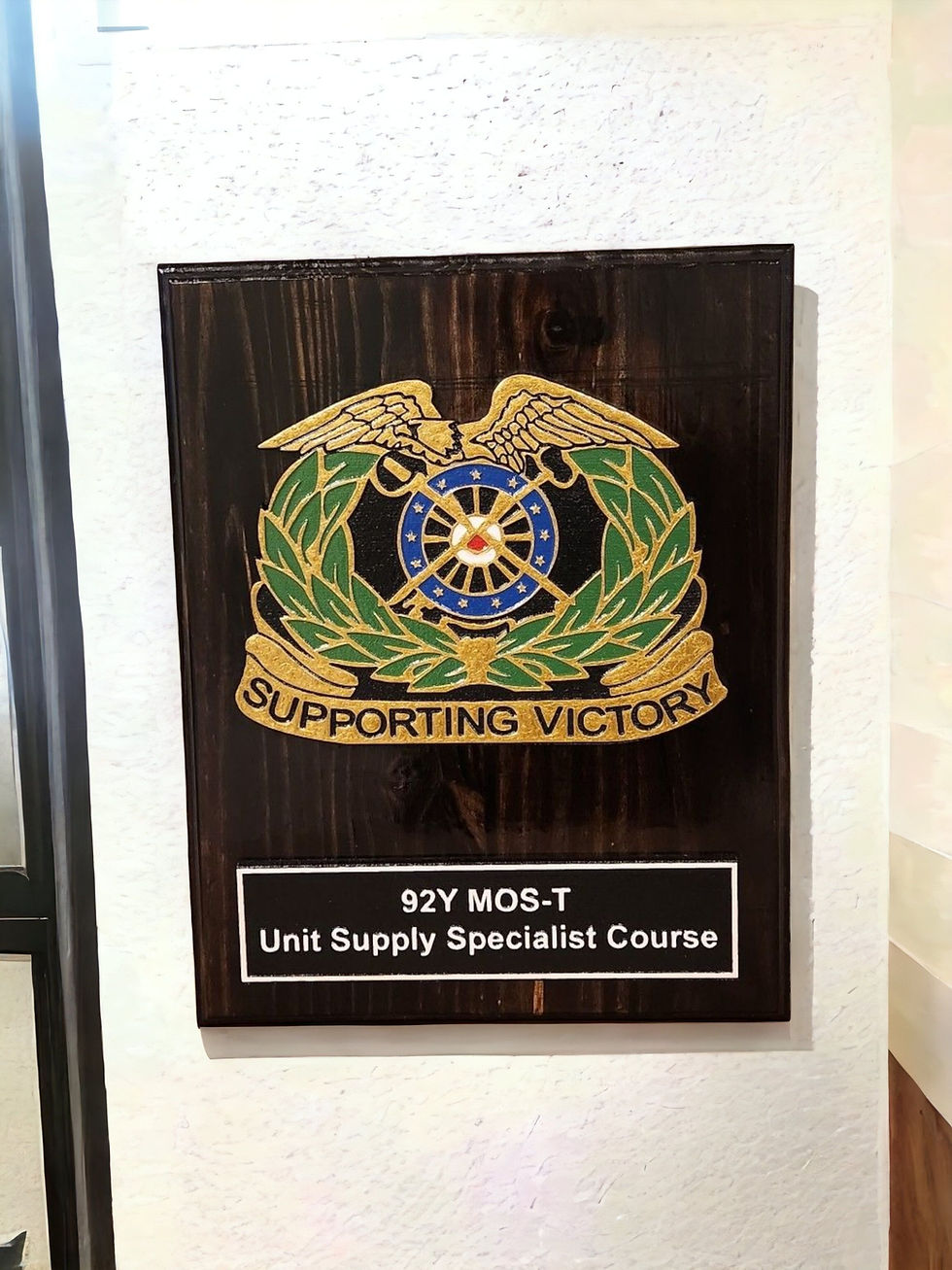 Thumbnail: U.S. Military School Course Plaques