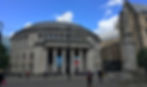 Photo of the Manchester Central Library, located in St. Peter's Square