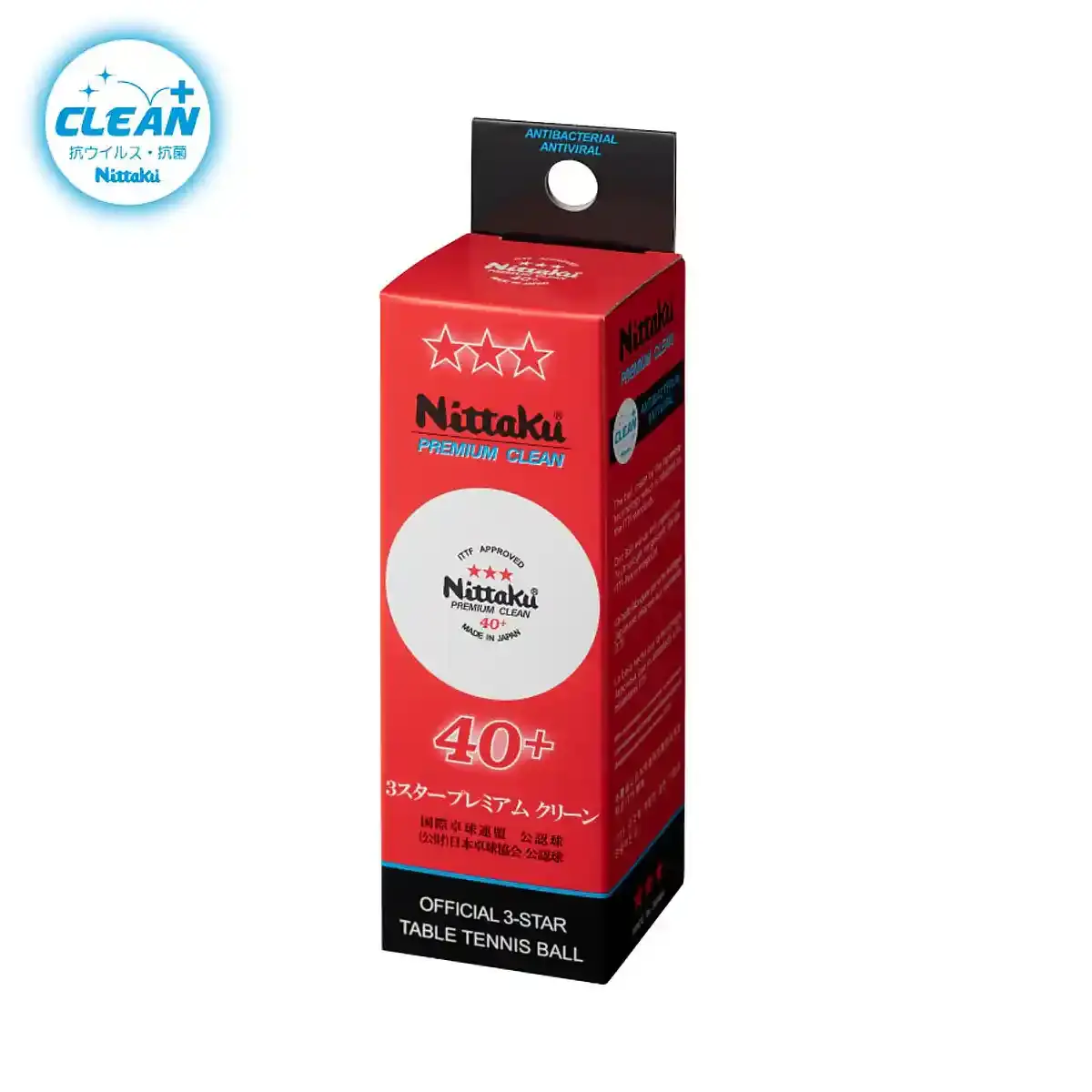 Nittaku 3-Star Premium Clean