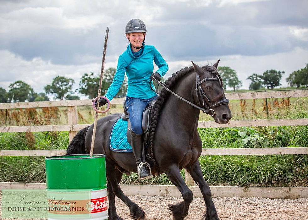 Intermediate Young Riders Group End of Month Show Day