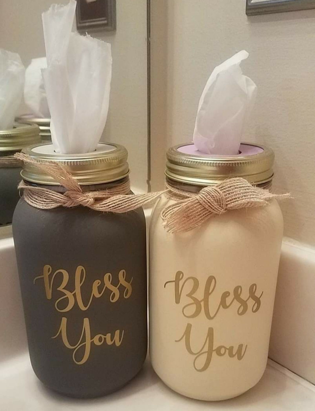 Mason Jar Tissue Holder