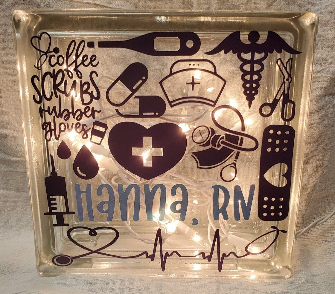 Lighted Glass Block