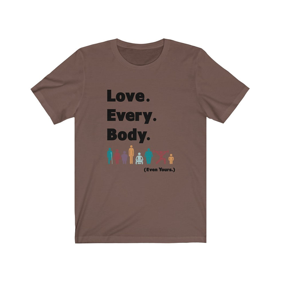 Thumbnail: Love. Every. Body.  //  Unisex Crew Neck Tee