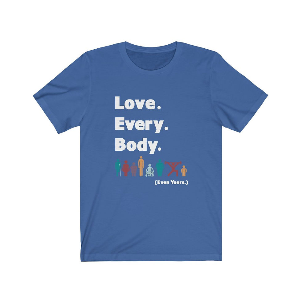 Thumbnail: Love. Every. Body.  //  Unisex Crew Neck Tee
