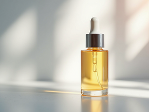 picture of a bootle with liquid retinol