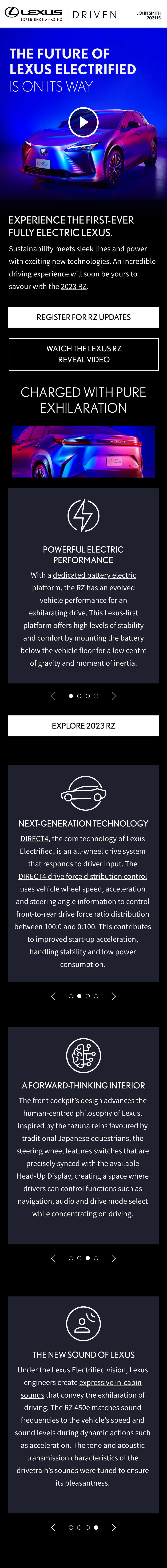 The Future of Lexus Electrified