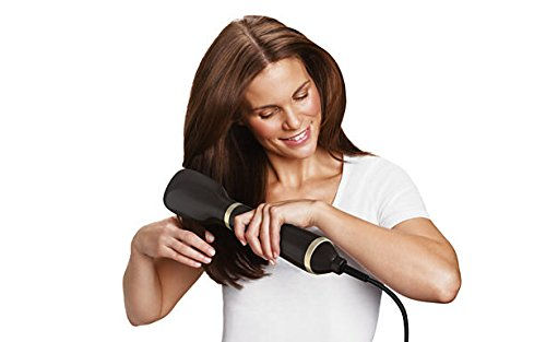 Thumbnail: Philips HP8659 Kerashine Essential Care Air Styler (Black/Golden)