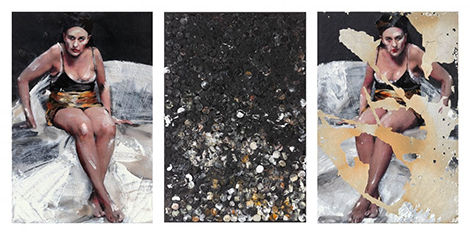Lita Cabellut, ‘La burla del reflejo’, 2019