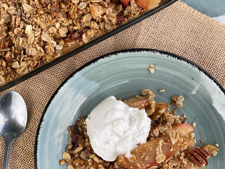 Homestead Christmas Apple Crumble