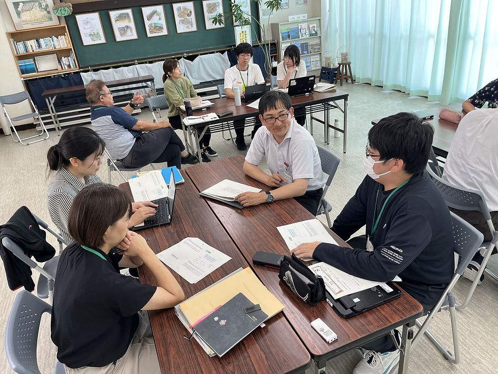 浜松市立金指小学校で探究について話し合いました