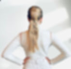 Miniature : BODY LAURE Maroussia Dubois  Body blanc/crème ouvertures épaules tulle transparent Mode responsable & artisanale dos