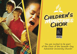 Childrens Ministries Choir Poster