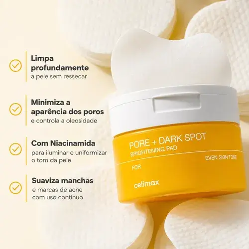 CELIMAX BRIGHTENING PAD PORE+DARK SPOT FOR EVEN SKIN TONER
