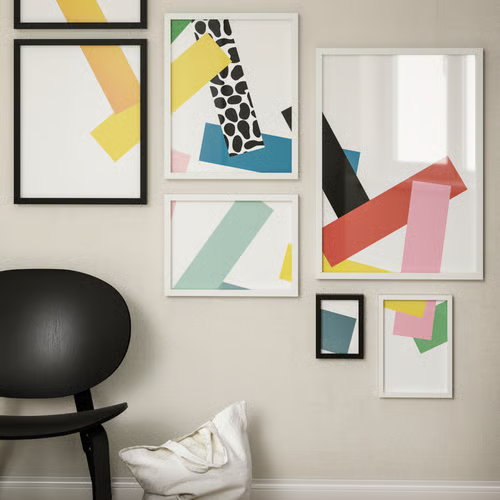 Thumbnail: IKEA Rodhalm white frame 24in x 36in