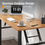 Thumbnail: NEED computer office desk 31 1/2in teak/black