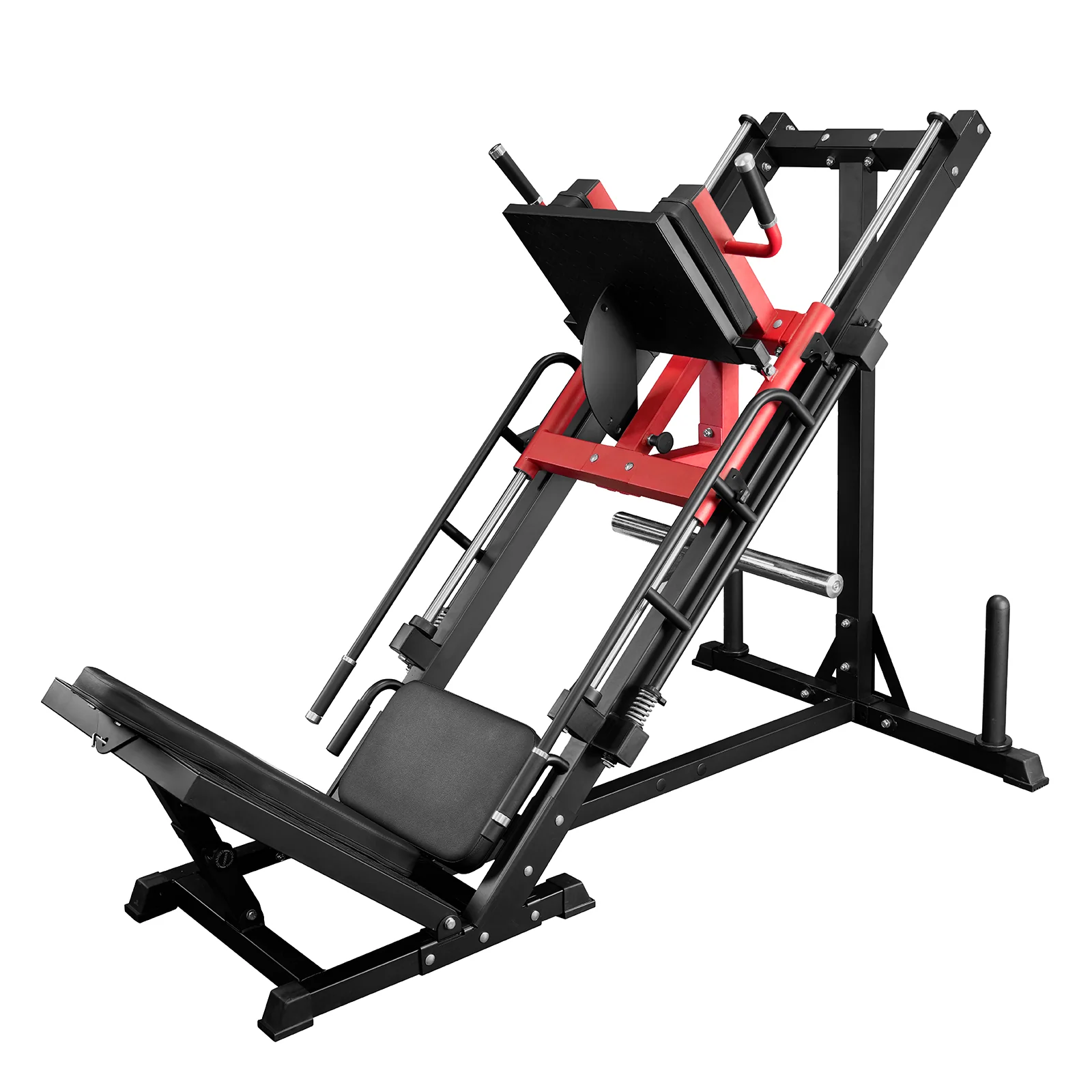 RitFit BLP01 2In1 red Leg Press And Hack Squat Machine Conspec