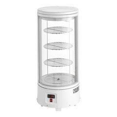 Avantco CRR-2-HCW countertop rotating refrigerated cake display - white or black