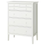 Thumbnail: IKEA Gullaberg 6 drawer white tallboy dresser