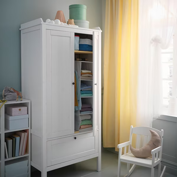 Thumbnail: IKEA Sundvik wardrobe in white