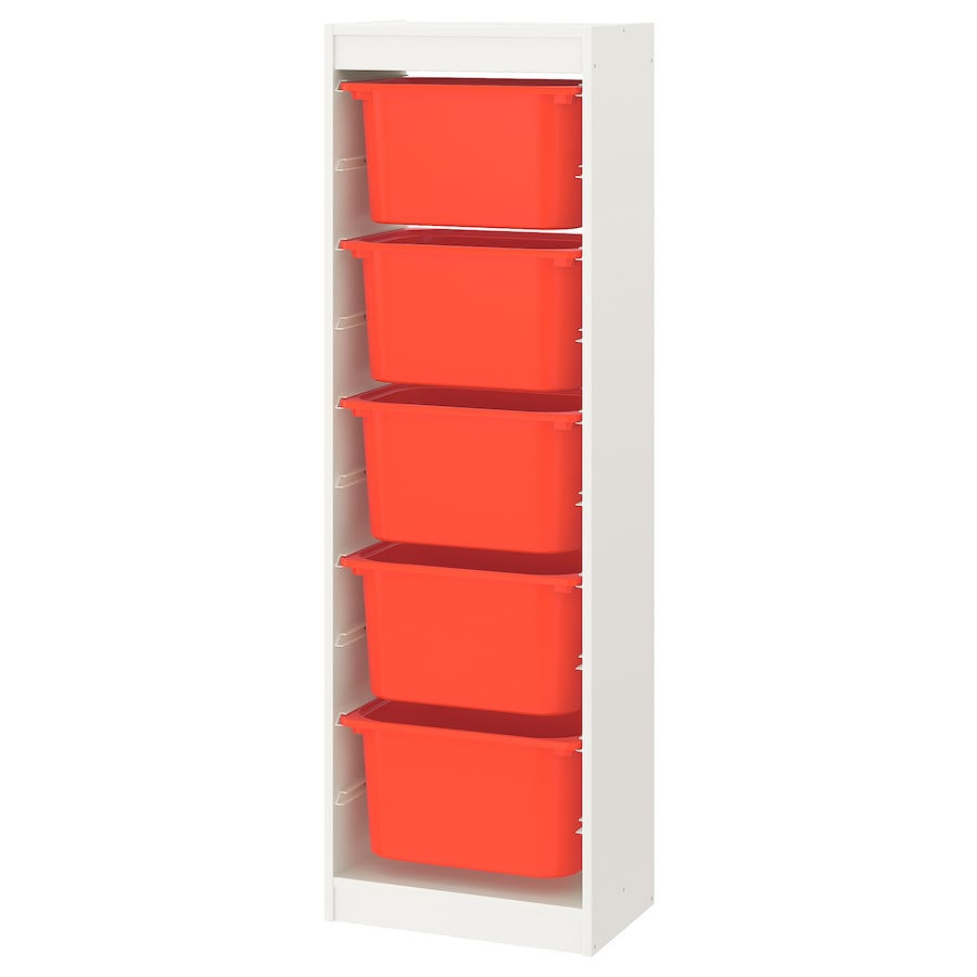 Thumbnail: IKEA Trofast white shelf unit