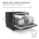 Thumbnail: COMFEE’ black Countertop Dishwasher