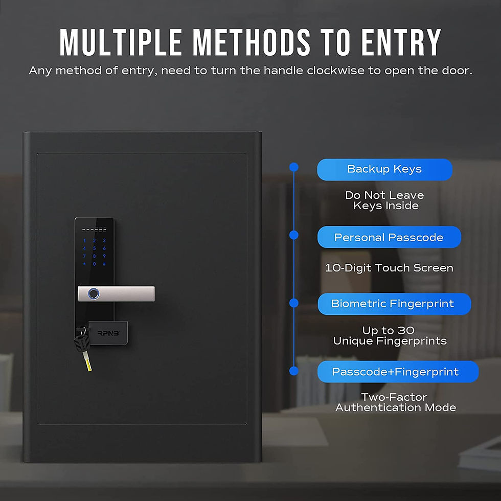 Thumbnail: RPNB Deluxe Home Safe and Lock Box model RPHS60