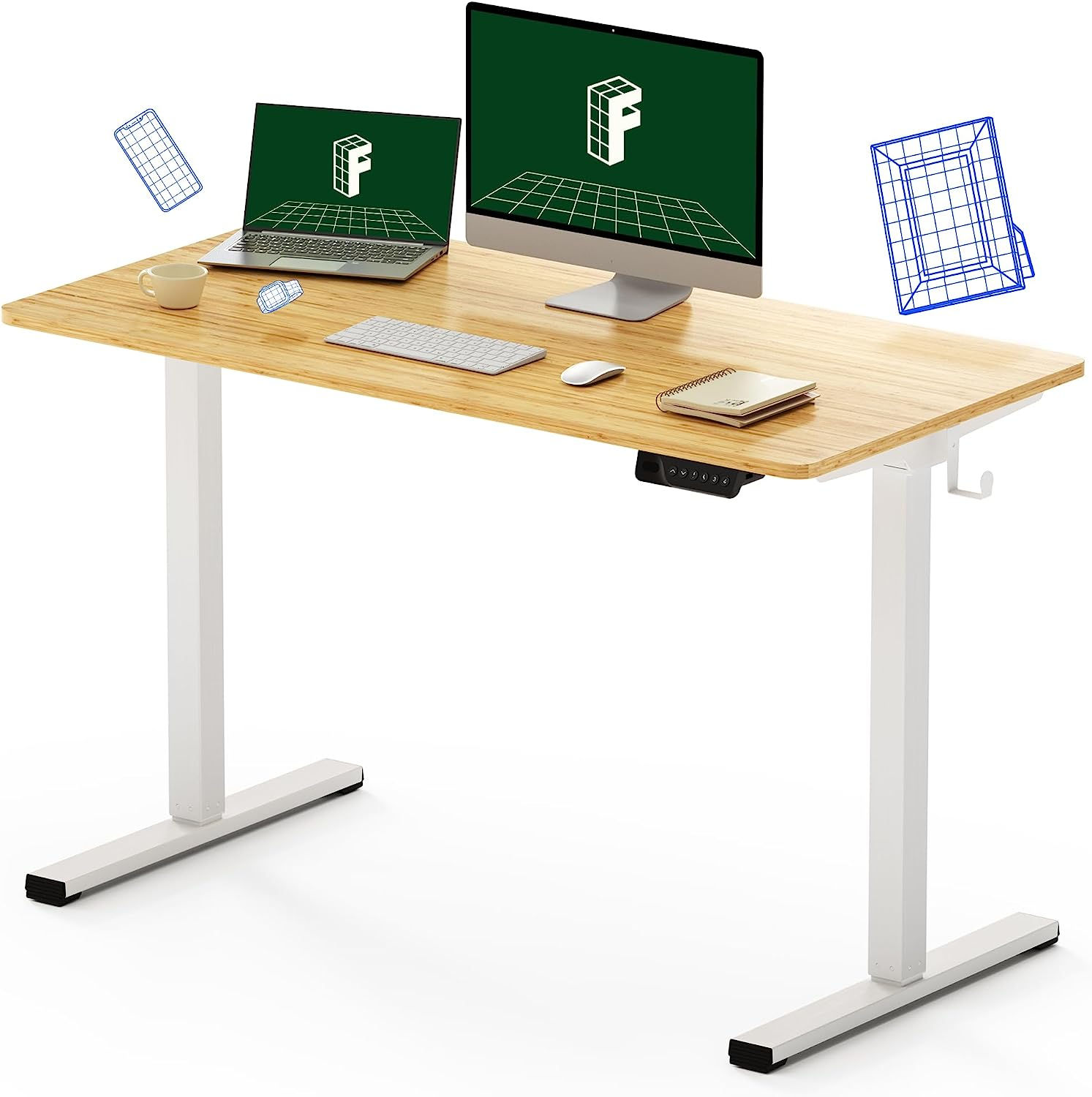 FLEXISPOT Standing 48in x 24in Desk Electric Sit Stand Desk