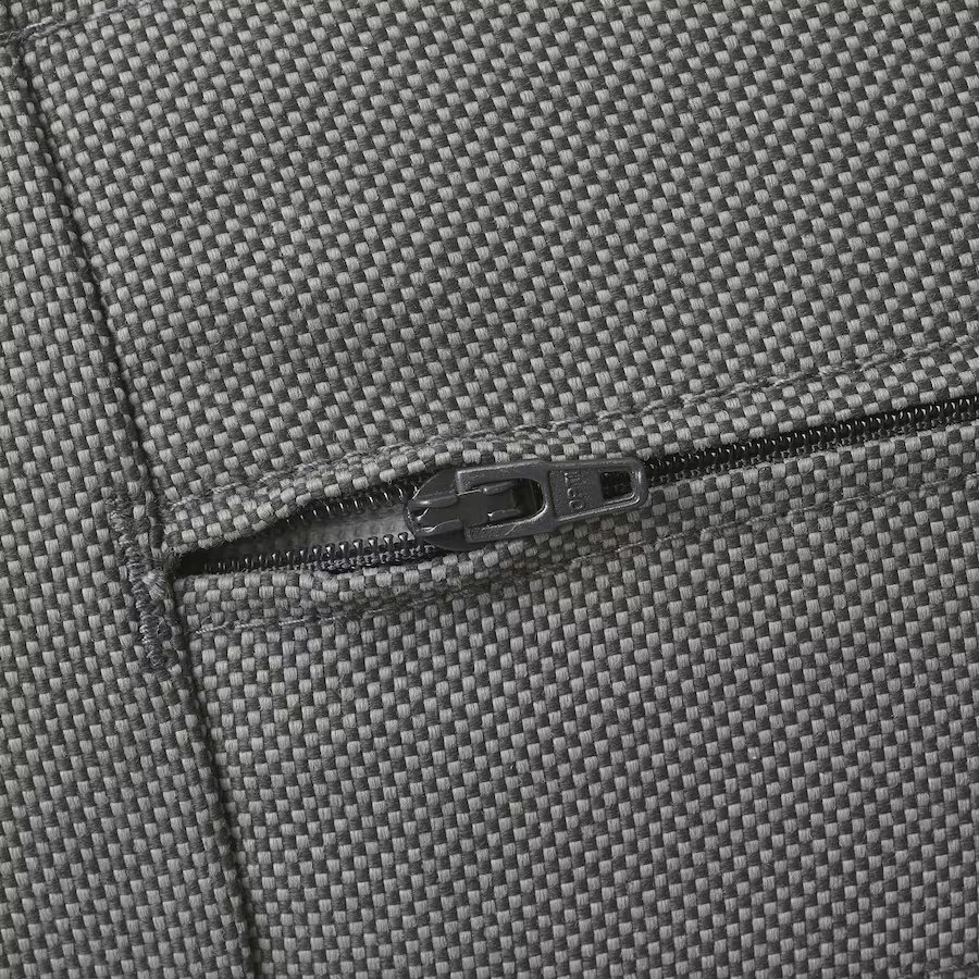 Thumbnail: IKEA Duvholmen back pad and dark gray Froson back cushion cover