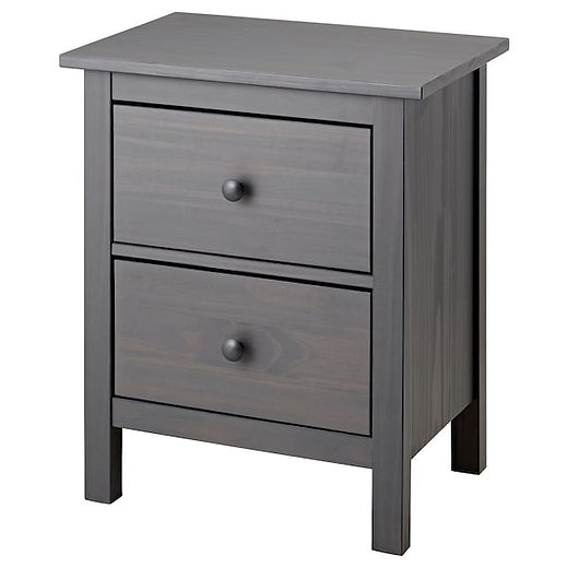 IKEA Hemnes 2 drawer dresser in dark gray | Conspec Limited Berm IKEA Hemnes 2 drawer dresser in dark gray | Conspec Limited Berm