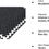 Thumbnail: Holymus non-slip 1/2in Thick Rubber Top mat 48 square feet