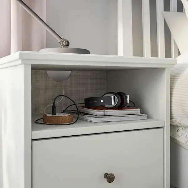 Thumbnail: IKEA Idanas white nightstand