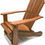 Thumbnail: Outdoor Interiors CD3111 Eucalyptus Adirondack Chair and Built In Ottoman