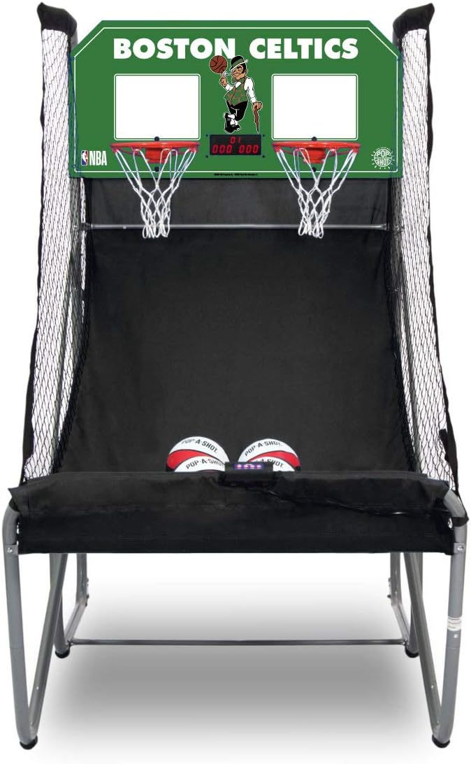 POPASHOT NBA Licensed home dual shot - arcade basketball game. Boston Celtics